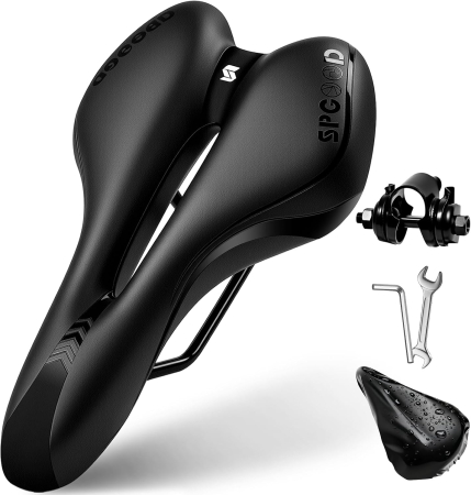 Accesorii piese biciclete - Șa Bicicletă SPGOOD cu Gel, Ergonomică, Impermeabilă, Universală MTB/Trekking