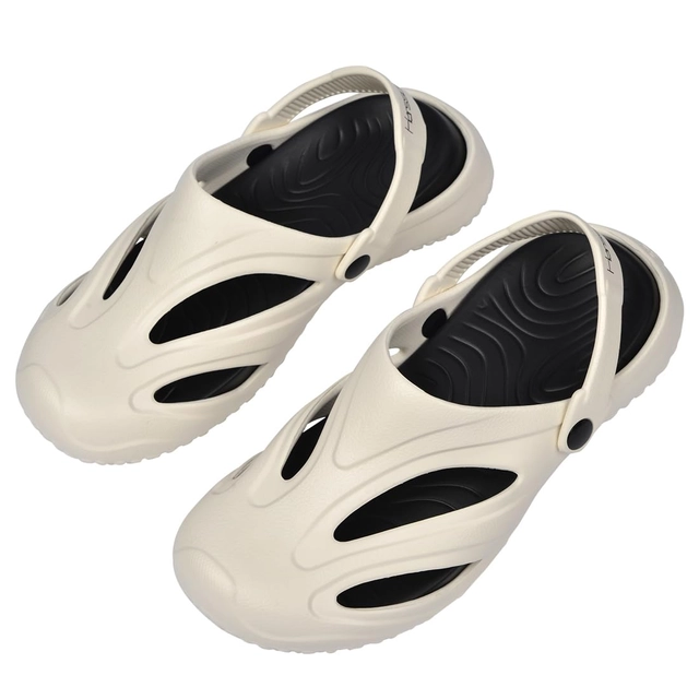 Saboti lejeri cu talpa ortopedica negru/alb 42/43 EU [4]