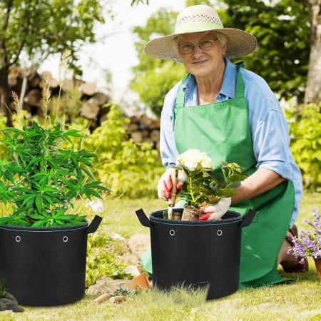 Saci respirabili pentru crestere cartofi, căpșuni, alune, flori și legume, set 5 buc 20 litri [7]