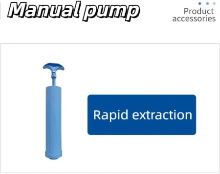 Saci depozitare vidați cu fermoar și pompă, 6 mărimi mici + 6 mărimi medii + 4 mărimi mari + manual [6]