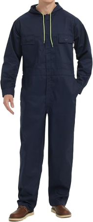 HAINE SOMN - Salopeta completa de munca, mijoc elastic, buzunare, M