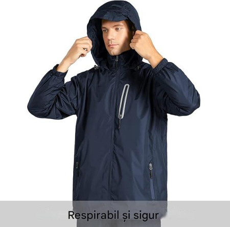 Costum de ploaie pentru barbati, jacheta cu paltaloni, 2XL [1]