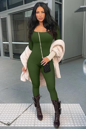 Salopeta elastica pentru femei, ideala pentru sport verde S [4]