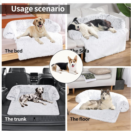 Saltea animale de companie pentru protectie mobila, autoturism 80x80x20 cm; 1000 g [4]