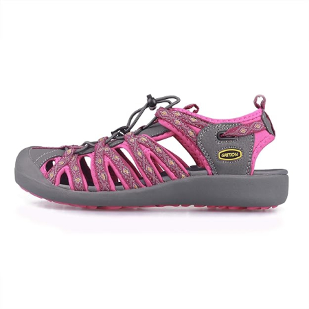 Sandale lejere de drumetii si aer liber pentru femei, gri-roz, marimea 36 [1]