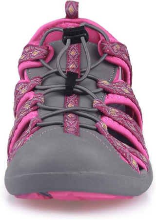 Sandale lejere de drumetii si aer liber pentru femei, gri-roz, marimea 36 [2]