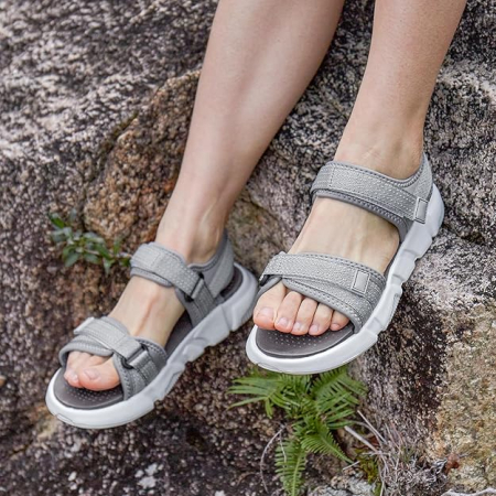 Sandale lejere de drumetii si aer liber pentru femei, gri marimea 36 [2]