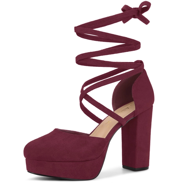 SANDALE - Sandele platforma elegante, cu toc gros, Rosi, marimea 40