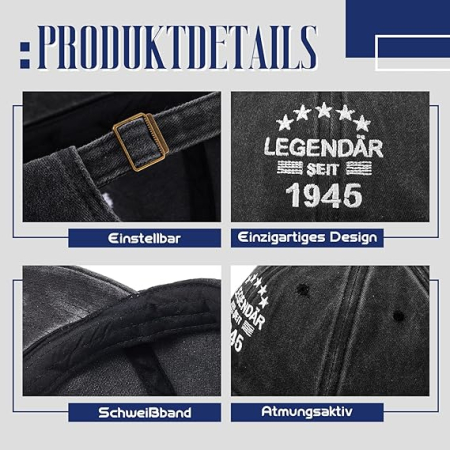 Set sapca reglabila 54-62 cm pentru barbati cu o pereche de sosete 39-43 [6]