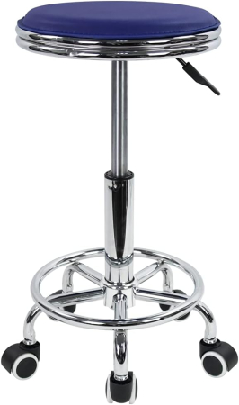 Scaun rotund ajustabil pe inaltime 38x3x18 cm; 4 kg, cu suport de picioare [7]