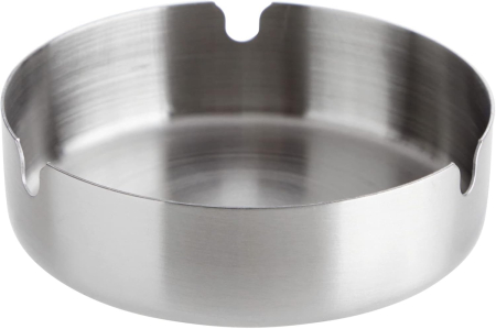 Scrumiere metalice argintii, finisaj fin, set 5 bucati [5]