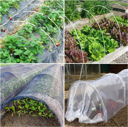 Sera tunel demontabila, din cadre detasabile, 3 x 10 m cu plasa contra insecte [6]