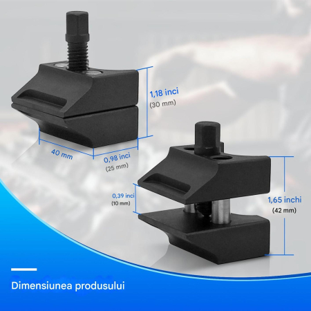 Distanțier universal pentru suspensie auto, set cu inelara cu clichet [1]