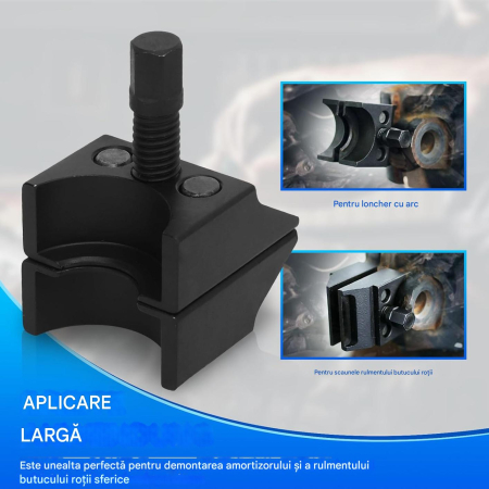 Distanțier universal pentru suspensie auto, set cu inelara cu clichet [3]