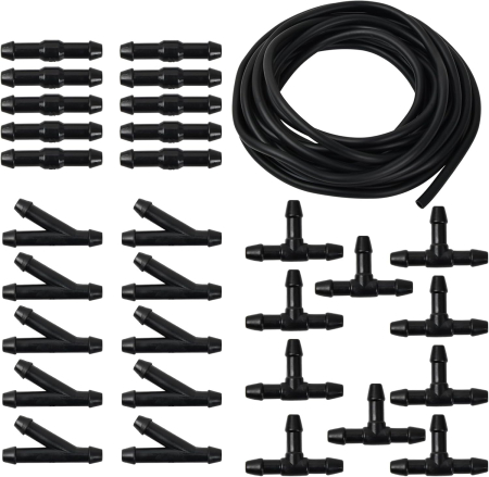 Piese auto - Set 5 m furtun si conectori pentru instalatii spalat parbriz sau irigatii