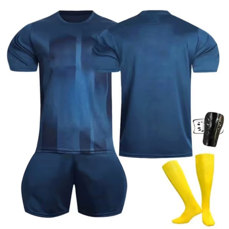 Compleuri copii - Set tricou, pantaloni inscriptionate si jampiere cu aparatori tibii pentru copii 8-9 ani