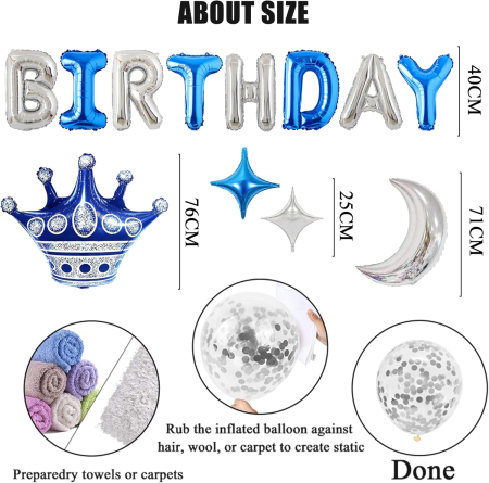 Set baloane pentru evenimente aniversare 16 ani, 98 piese [2]