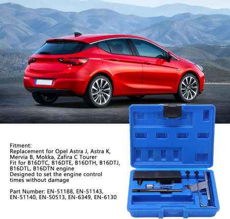 Set cale distributie compatibil cu Opel Astra J, Astra K, Mervia B, Mokka, Zafira C, motor B16DTC, B16DTE, B16DTH, B16DTJ, B16DTN [3]