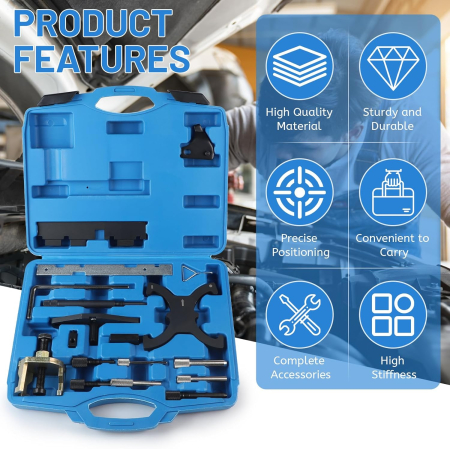 Set cale distributie compatibil cu Ford Mazda 1.4 1.8 2.0 Di/TDDTI/TDDi Eco-Boost 1.6 Ti-VCT 1.5/1.6 2.0 TDCi Bisenya [3]