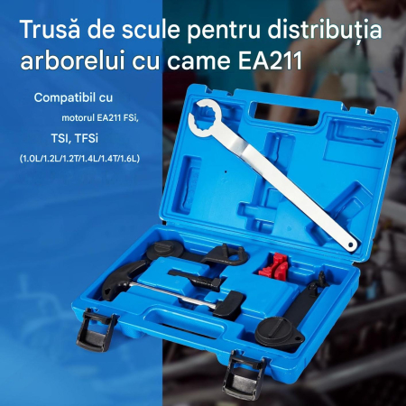 Set cale distributie pentru WV EA211 1.0L 1.2L 1.4L 1.6L FSI TSI TFSI, set 6 buc [1]
