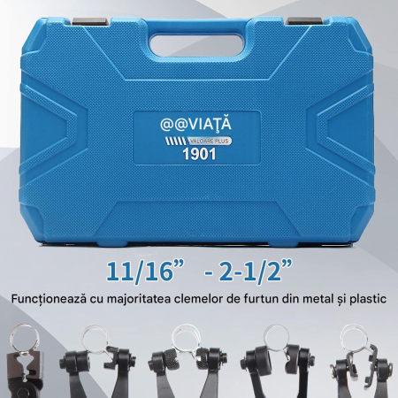 Set de clești pentru cleme de furtun 9 piese pentru utilizare auto [2]