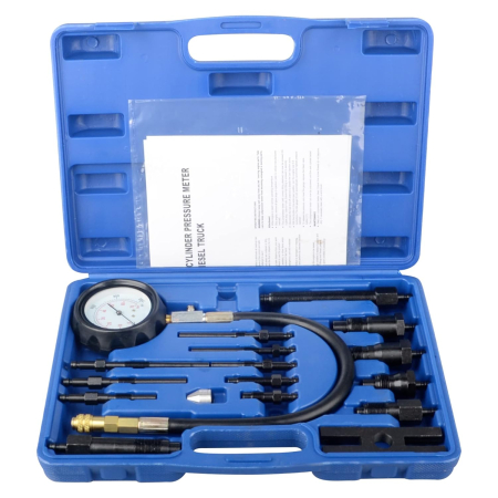 SCULE - Trusa de compresie  pentru motoare diesel, cu manometru de 70 bar