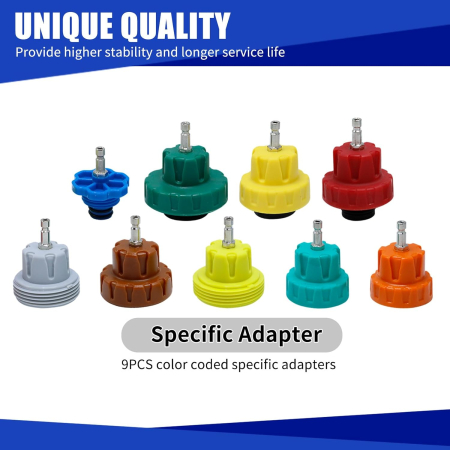 Trusa de presiune pentru verificare pierderi antigel, 16 piese [1]