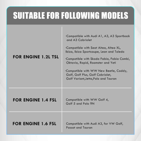 Set cale distributie pe lant VAG Audi Seat Skoda 1.2 1.4 TFSI 1.4 1.6 FSI [6]
