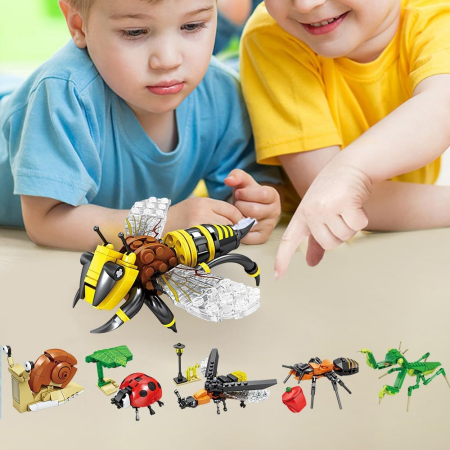 Set de constructie a unei miniinsecte cu 91 elemente pentru copii 3+ ani [5]