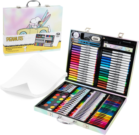 PICTURA - Set de pictura si colorat cu acurele, creioane colorate, vopsele, 150 piese