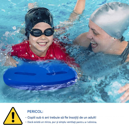 Placa albastra de inot pentru incepatori si copii, recomandata 15-45 kg [5]