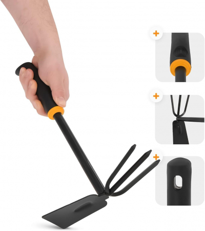 Sapa mica de gradina, din metal cu maner de plastic, 280 cm [1]