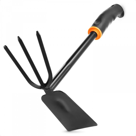 Accesorii unelte gradinarit - Sapa mica de gradina, din metal cu maner de plastic, 280 cm