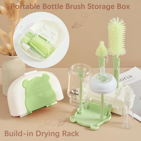Set spalare biberoane nou nascuti fara BPA 7 in 1 [1]