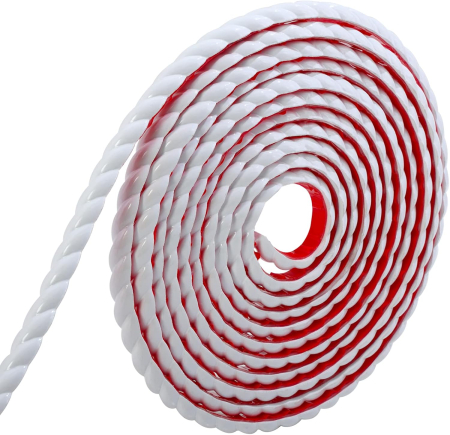 GRADINA - Sfoara decorativa alba autoadeziva 5m x 15mm