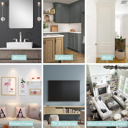 Sfoara decorativa alba autoadeziva 5m x 15mm [7]