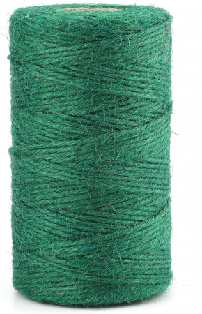 SFORI - Sfoara din iuta verde impletita, 2mm grosime, 100m
