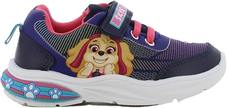 Papuci si slapi copii - Sneakers Fete Leomil Paw Patrol Skye, cu LED în Talpă, Luminoși, 28