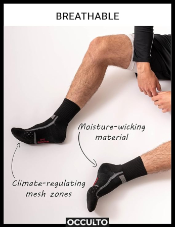 Sosete sport termice unisex, set 4 perechi, 2 negre, 1 bleu, 1 alba, marimea 39-43 [4]