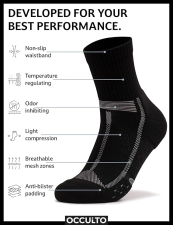 Sosete sport termice unisex, set 4 perechi, 2 negre, 1 bleu, 1 alba, marimea 43-46 [1]