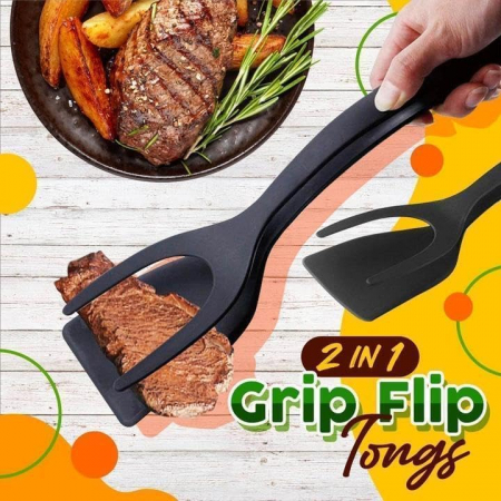Spatula din silicon pentru intors friptura pe gratar sau in tigaie [5]