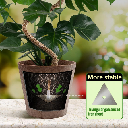 Stalpi ajustabili pentru sprijin plante de casa, set 3x76 cm [2]