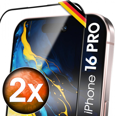 folii ecran telefoane - Sticla protectie ecran iphone 16 pro 6,3" set 2 bucati