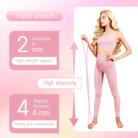 Benzi de rezistență pentru antrenament de forță, bandă de fitness în formă de 8, set  2 bucati [1]