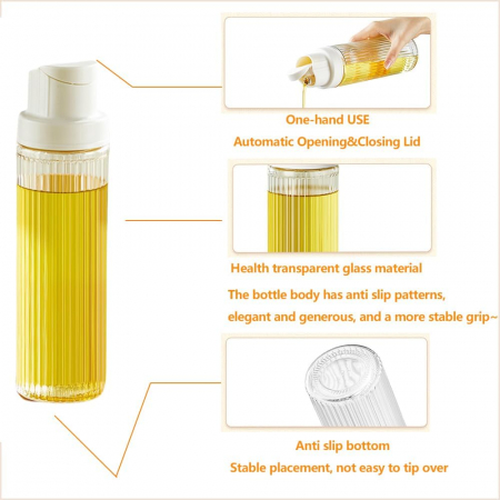 Sticla transparenta cu capac plastic balansabil pentru uleiuri 500 ml [1]