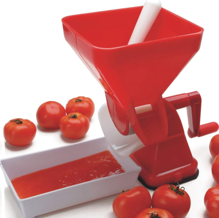 Prese si storcatoare - Storcator manual pentru fructe si legume prin presare la rece, melc metalic