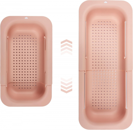 STRECURATORI - Strecuratoare regalbila pentru chiuveta 34,5x20x8 cm roz