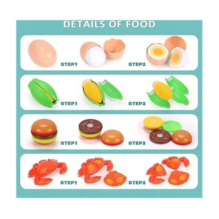 Set de accesorii de bucatarie pentru copii, 3+ ani, multicolor, 25x15x12cm [2]