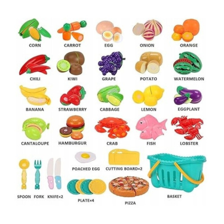 Set de accesorii de bucatarie pentru copii, 3+ ani, multicolor, 25x15x12cm [1]