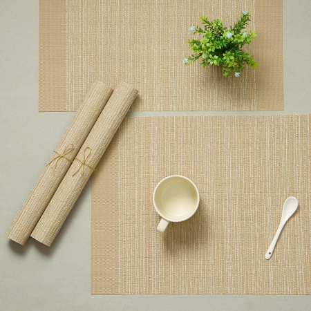 Suport de farfurii pentru servirea mesei 46x33 cm, CREM set 6 bucati [4]